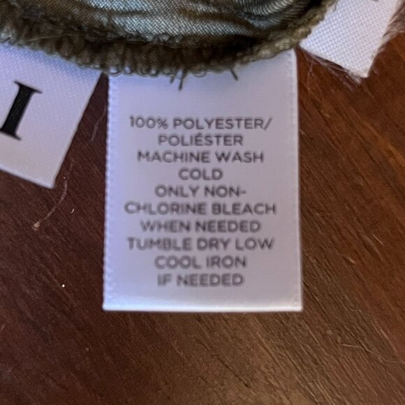 LOFT olive green sleeveless blouse small - Picture 5 of 5